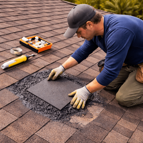Roof Patches and Leak Repair